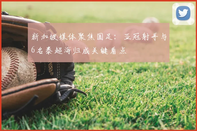 新加坡媒体聚焦国足：亚冠射手与6名泰超海归成关键看点